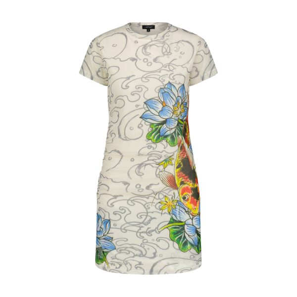 Koi Fish Mesh Dress