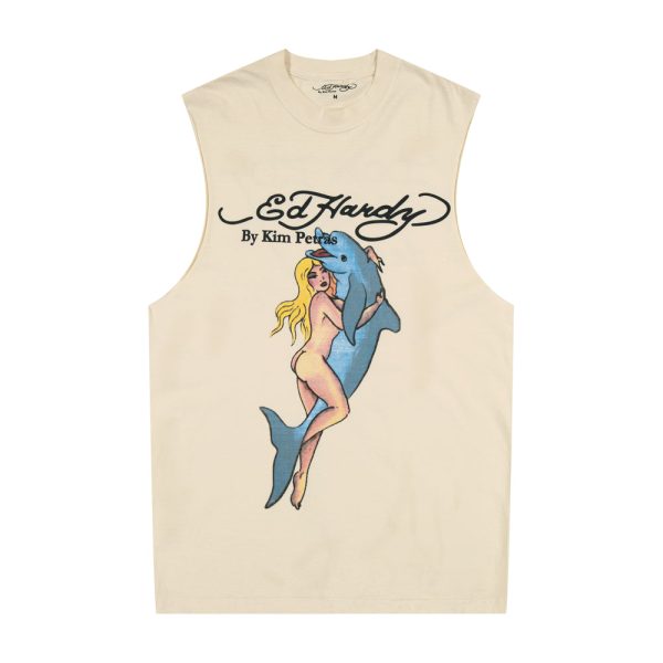 Dolphin Girl Cut Off Tee