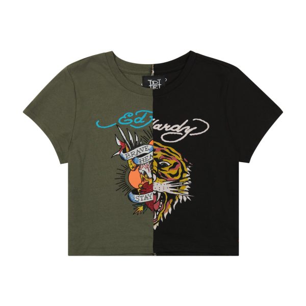 One of a Kind Split Baby Tee