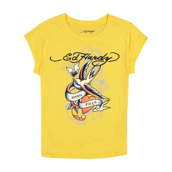 Swallow Cap Sleeve Tee