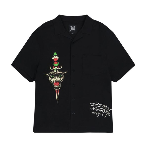 LKS Skull Mens Camp Shirts