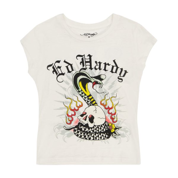 Cobra Burnout Cap Sleeve Tee